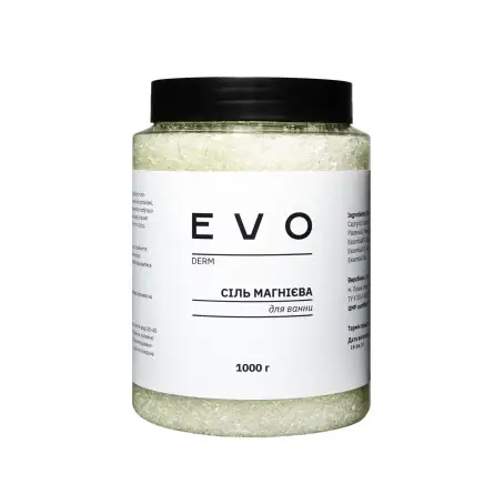 Магниевая соль для ванны EVO derm, 1000 г