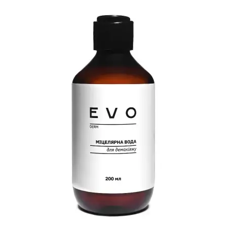 Міцелярна вода для демакіяжу EVO derm, 200 мл