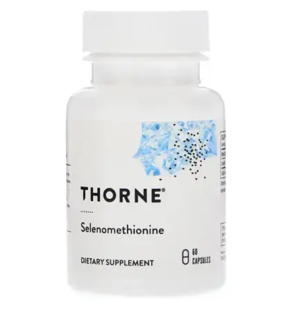 Селен(Selenomethionine)Thorne Research,200 мкг,60 капсул