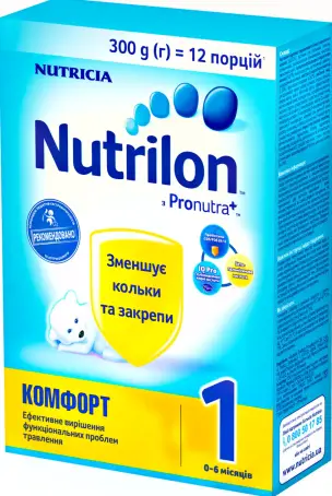 Смесь молочная NUTRILON Комфорт 1, 0-6 мес, 300 г