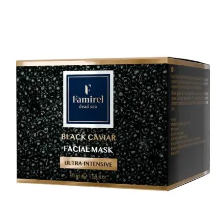 Ультра интенсивная маска Famirel Black Caviar с черной икрой, 50мл