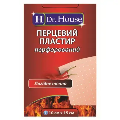 ПЛАСТ. H DR. HOUSE ПЕРЦ. 10 х 15 см перф.