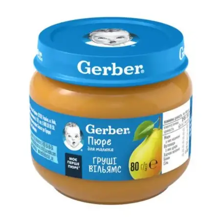 GERBER Пюре Груша Вильямс 80г