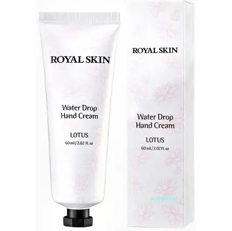 КРЕМ ДЛЯ РУК УВЛАЖНЯЮЩИЙ ROYAL SKIN Water Drop Hand Cream Lotus 60 мл