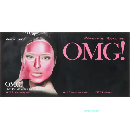 МАСКА OMG! PLATINUM Hot Pink Facial Сяяння та рівний тон31 г