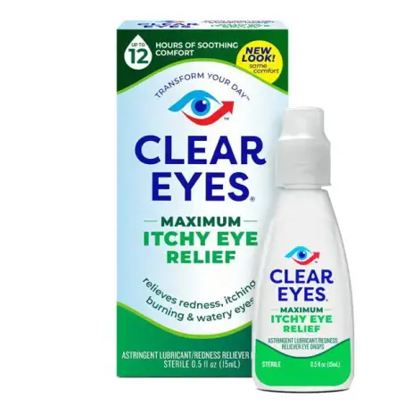 КРАПЛІ ОЧНІ CLEAR EYES Maximum Itchy Eye Relief 15 мл р-н фл.