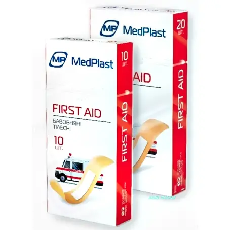 ПЛАСТ. МР MEDPLAST FIRST AID НАБІР 19 х 72 мм №20