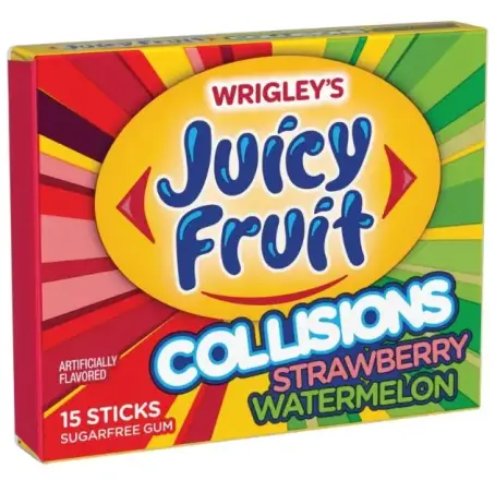 ЖЕВ. РЕЗИНКА WRIGLEY'S juicy fruit strawberry watermelon №15