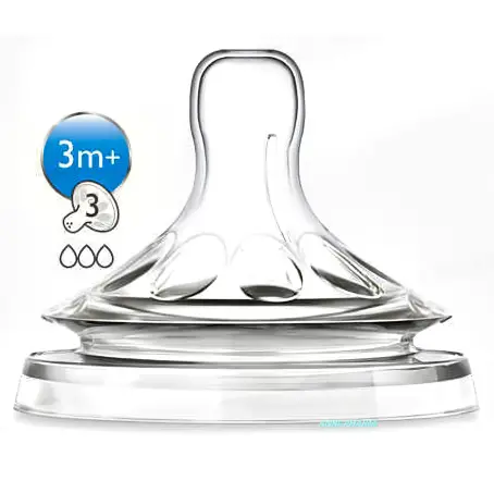 СОСКА PHILIPS AVENT NATURAL силік. серед. потік 3+ міс. №2 SCF653/27