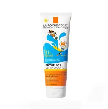 Гель-лосьон солнцезащитный La Roche-Posay Anthelios Dermo-Pediatrics SPF 50+ детский для влажной кожи, 250 мл