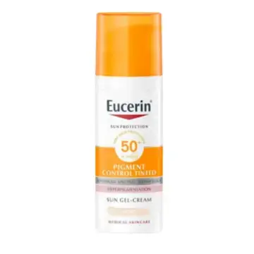 Крем-гель Eucerin Sun Pigment Control SPF 50+ солнцезащитный с тонирующим эффектом, 50 мл