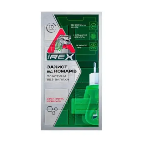Пластины iRex от комаров, 10 шт