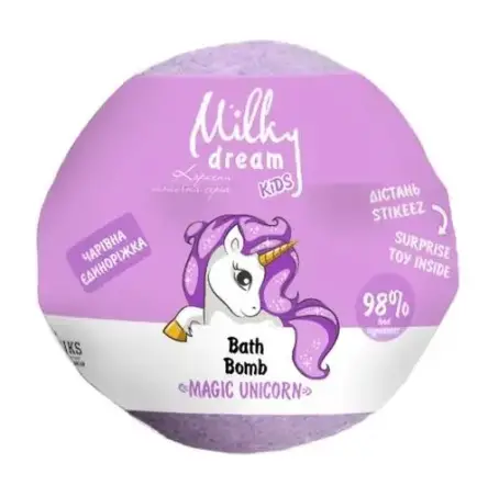 Бомба для ванн Milky Dream kids чудесная единорожка 100 г