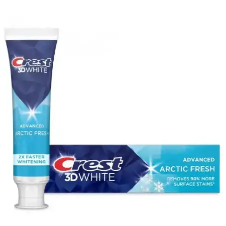 Отбеливающая зубная паста Crest 3D White Arctic Fresh для устранения зубного камня, 93 г