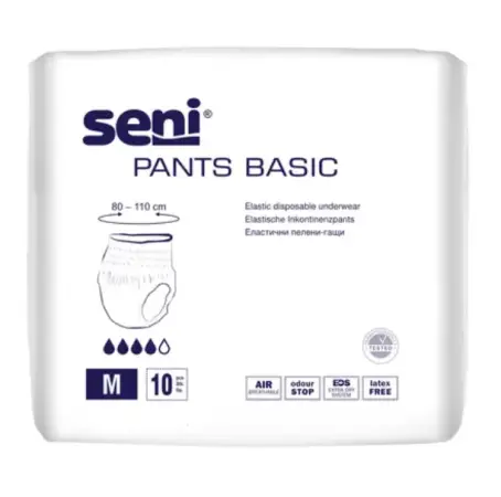 Трусы впитывающие для взрослых Seni Pants Basic Medium, 10 штук