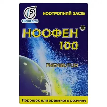 Ноофен порошок 100 мг/доза в пакетике по 1 г, 15 шт.