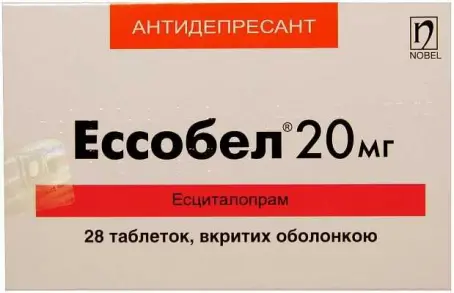 Эссобел таблетки по 20 мг, 28 шт.