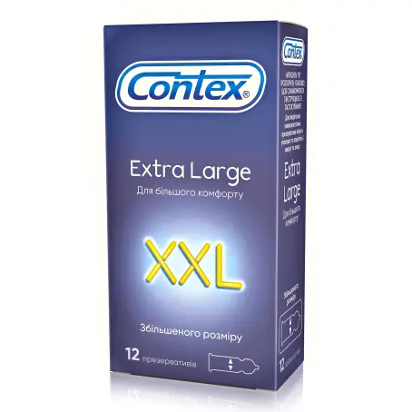 CONTEX  XXL extra large Презервативы №12