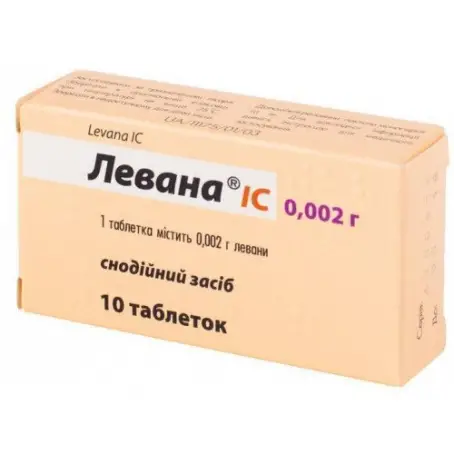 Левана IC таблетки 0,002 г, 10 шт.