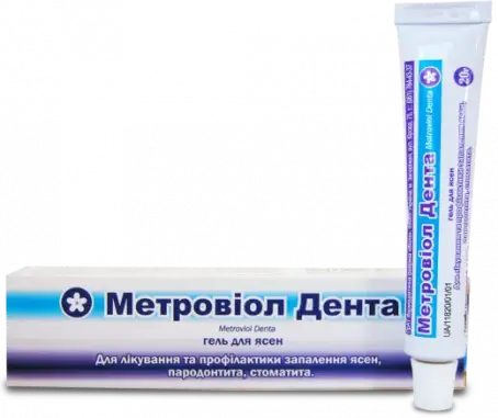 Метровиол Дента гель для десен, 20 г - ПрАТ ФФ Віола