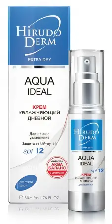 Hirudo Derm, AQUA IDEAL зволожуючий денний крем із серії Extra Dry 50 мл