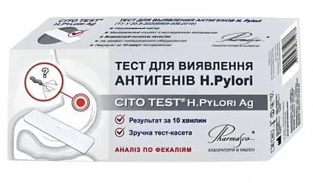 Тест для выявления Хеликобактер Пилори CITO H.Pylori Ag, 1 шт.