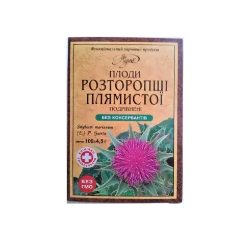 Шрот плодов расторопши пятнистой, 100 г - Аннушка