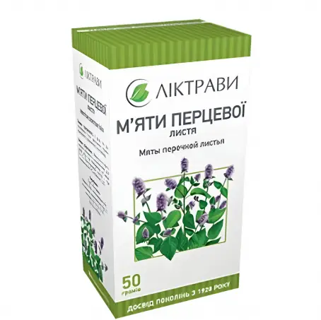 Мяты перечной листья, 50 г