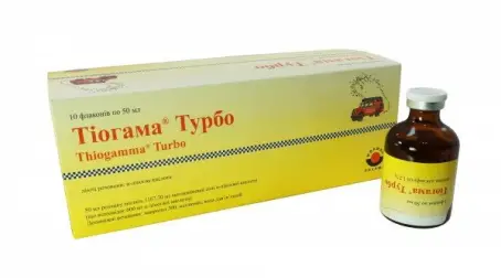 ТИОГАММА ТУРБО 1,2% 50 мл N10 р-р инф. фл.