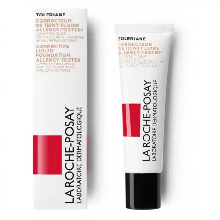 LA ROCHE-POSAY ТОЛЕРАН ТОН КОРРЕГИРУЮЩИЙ ТОНАЛЬНЫЙ ФЛЮИД SPF 25 оттенок10 слоновая кость 30мл