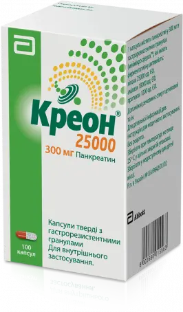 Креон 25000 300 мг №100 капсулы