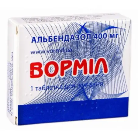 ВОРМИЛ 400 мг №1 табл. (Mili Healthcare/040414)