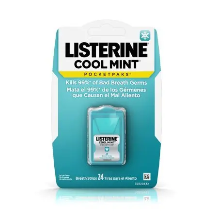 ПОЛОСКИ ОСВЕЖ. LISTERINE COOL MINT POCKET PAKS №24