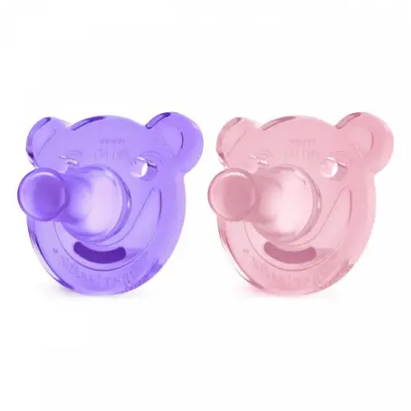 Пустышка силиконовая Philips Avent Soothie фигурная, с 3 месяцев, 2 шт