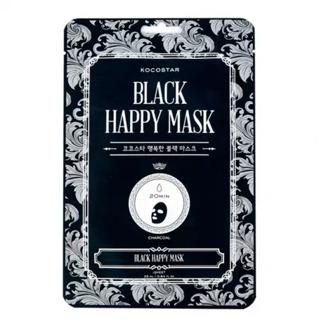 Тканевая маска для лица Kocostar Black Happy Mask