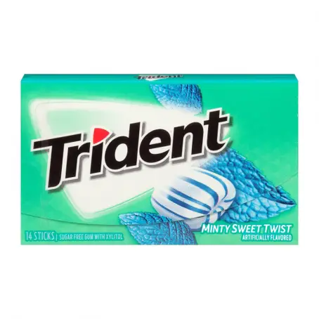 ЖЕВ. РЕЗИНКА TRIDENT minty sweet twist