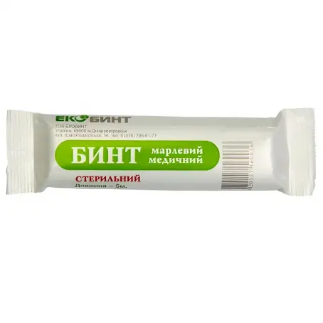 Бинт стерильный 5х10 DR. WHITE