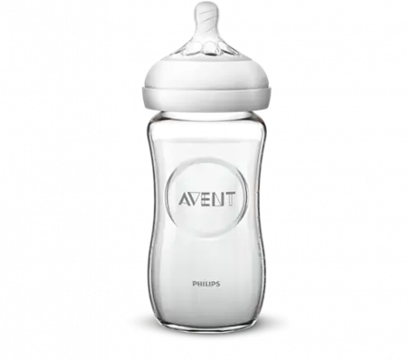 Бутылочка для кормления Philips Avent SCF053/17 Natural 2.0 стеклянная, 240 мл