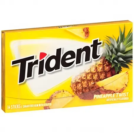 ЖЕВ. РЕЗИНКА TRIDENT pineapple twist