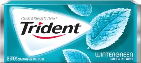 ЖЕВ. РЕЗИНКА TRIDENT wintergreen white