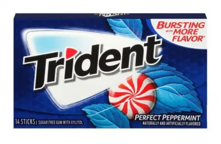 ЖЕВ. РЕЗИНКА TRIDENT perfect peppermint