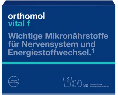ОРТОМОЛ ВІТАЛ Ф для жін. №30 набір капс.