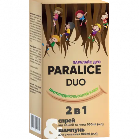 ПАРАЛАЙЗ ДУО засіб від педікульозу 100 мл