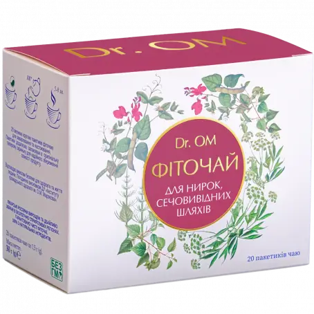 Фиточай Dr. OM для почек, мочевыводящих путей 1,5 г №20 ф/п