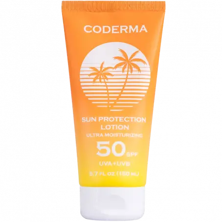 Лосьйон для тела солнцезащитный ультраувлажняющий SPF 50 CODERMA 150 мл.