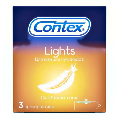 CONTEX Lights Презервативы особо тонкие, №3