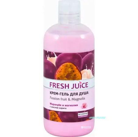 КРЕМ-ГЕЛЬ ДЛЯ ДУША FRESH JUICE Passion fruit & Magnolia 500 мл