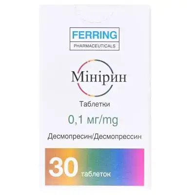 МИНИРИН 0,1 мг №30 табл.