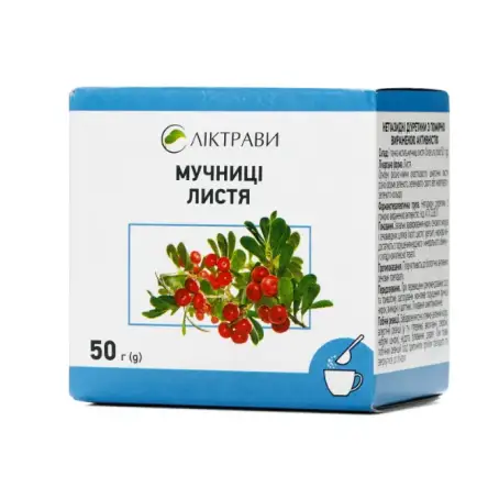 Мучниці листя по 50 г у пач. з внут. пак.