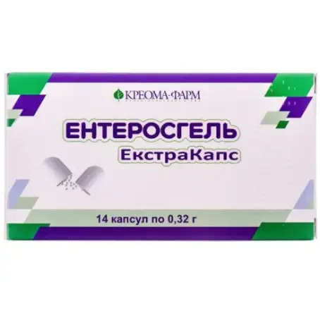 Энтеросгель экстракапс капсулы по 0.32 г №7